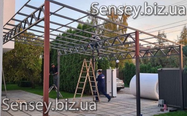 Односхилий напівпрозорий автонавіс — изображение 11